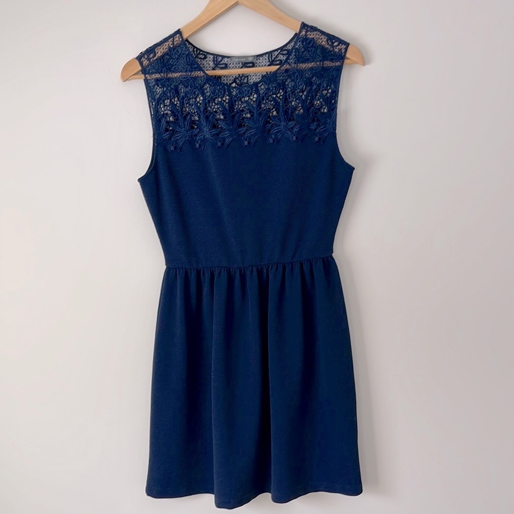 Navy blue, medium, dress by Soprano
